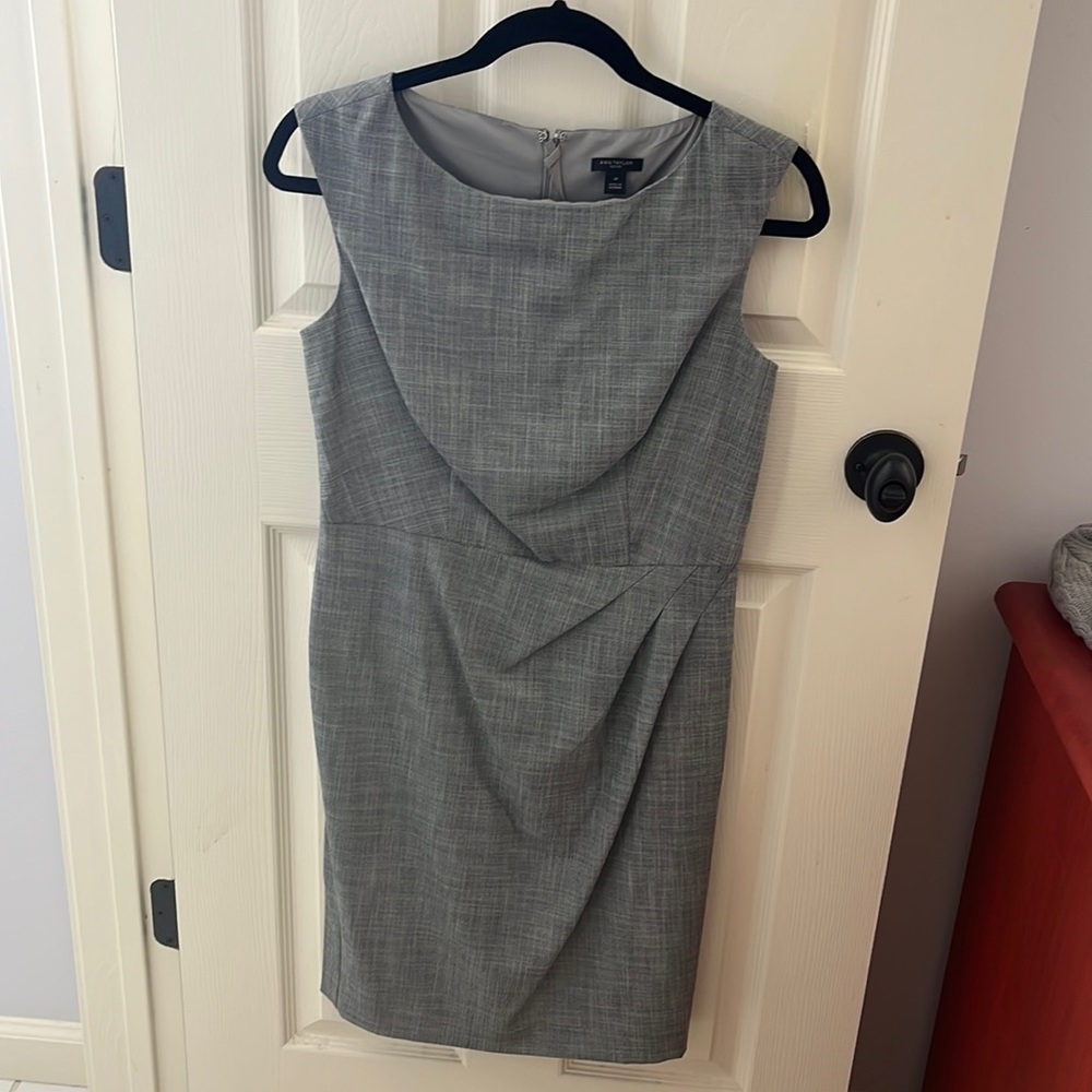 Ann Taylor Dress - PETITE - Gray color - business formal dress